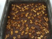 A picture of cocoa powder brownies