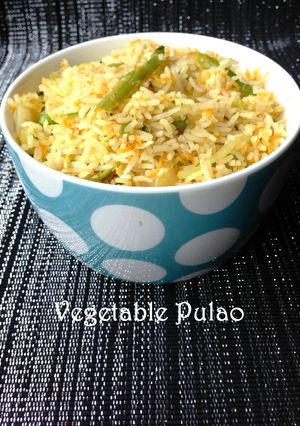 A picture of Vegetable Pulao.