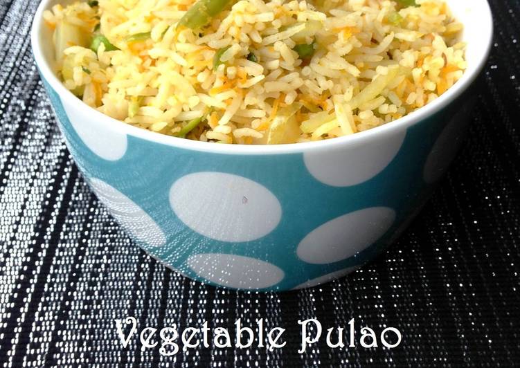 Easiest Way to Make Perfect Vegetable Pulao