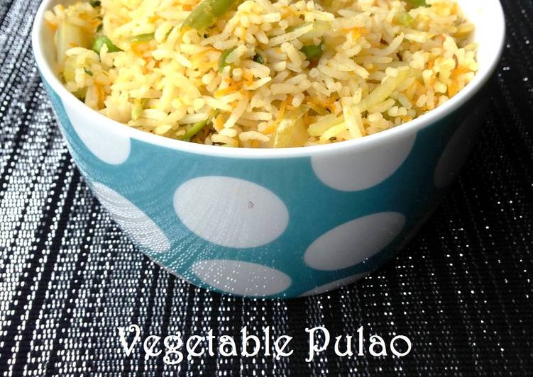 Steps to Make Speedy Vegetable Pulao