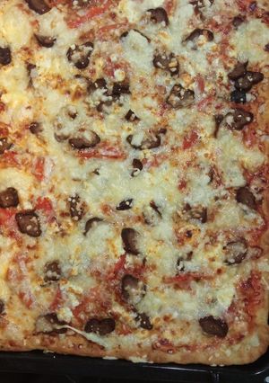 Φωτογραφία της συνταγής Σπιτική πίτσα 🍕🍕🍕
