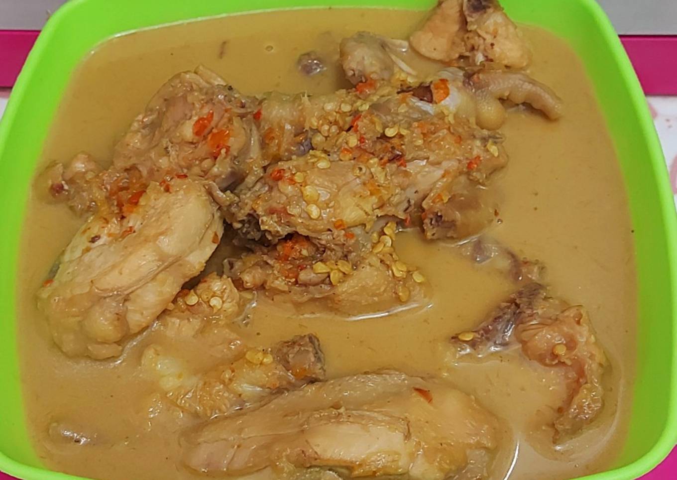 Ayam kuah pedes manis