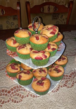 Epres nutellás muffin🧁 recept fotója