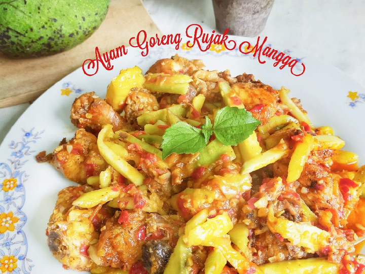 Resep Ayam Goreng Rujak Mangga Rumahan