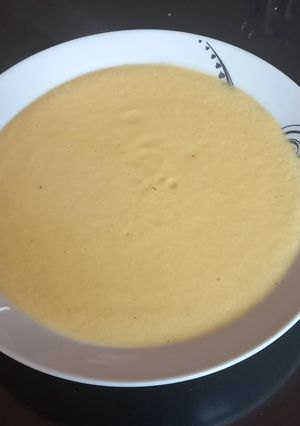 Una foto de Crema de nabo
