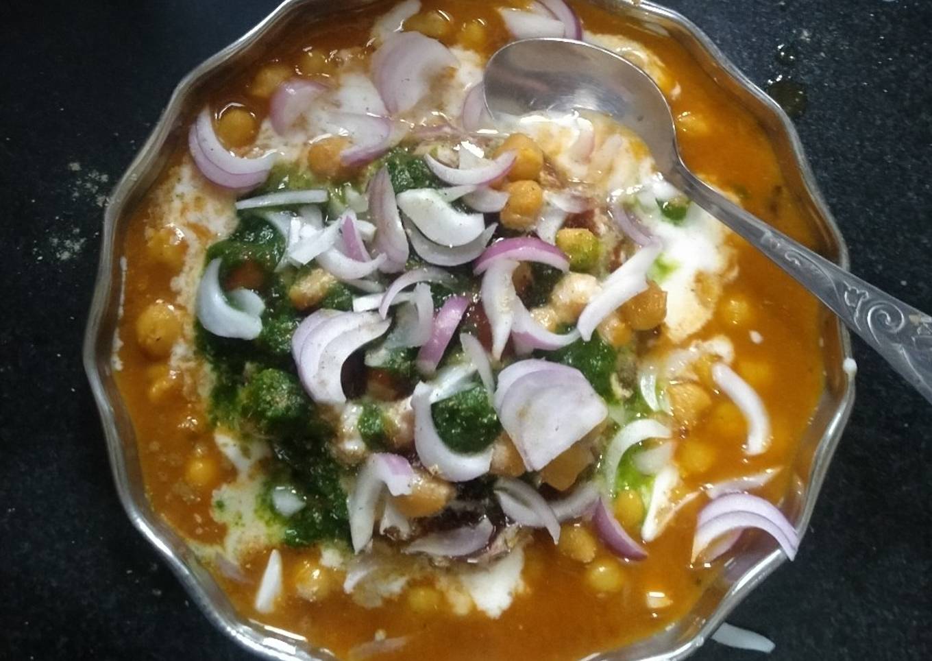 Vegetable paneer tikki chaat
