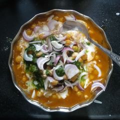 Vegetable paneer tikki chaat A picture of Vegetable paneer tikki chaat.