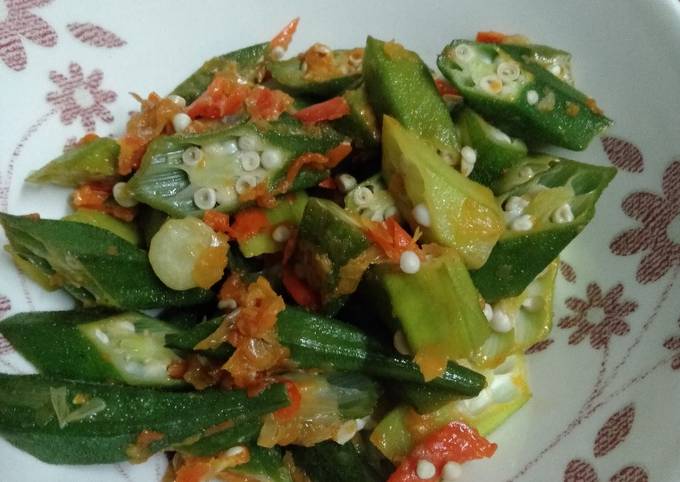 Bendi goreng sambal