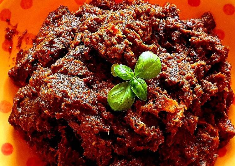Resep 2. Rendang Padang Kelapa Parut Sweet Potato, Bisa Manjain Lidah