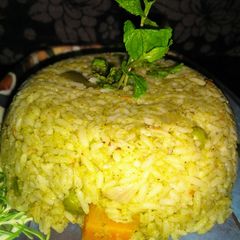 A picture of Rice bath.