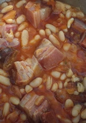 Una foto de Alubias blancas en olla rápida