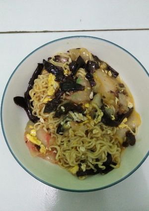 Foto resep Seblak Mie Jamur