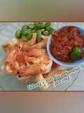 Udang + Pete Cocol Sambal Terasi (ala chef)