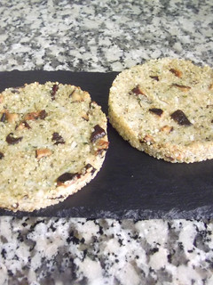 Una foto de Hamburguesas de quinoa y shitake