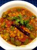 Bihari Nenua /Sponge Gourd and Chana Dal Sabzi