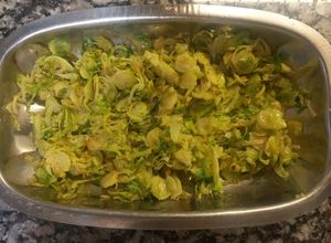 Una foto de Ensalada Tibia de Repollitos de Bruselas