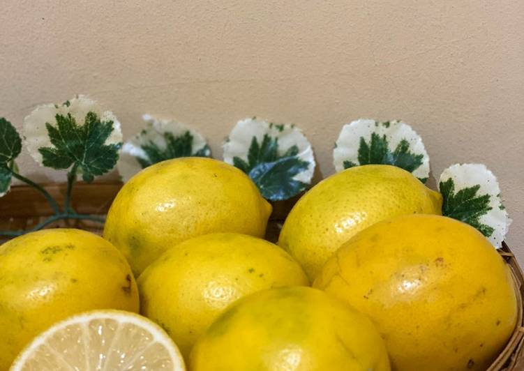 Cara menyimpan Lemon, Daun Bawang dan Cabe