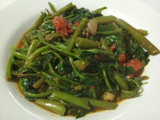 Tumis kangkung Terasi / belacan