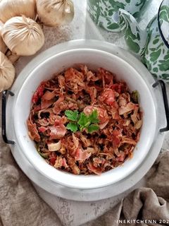 Foto resep Sambal Teri Kecombrang Cabai Hijau