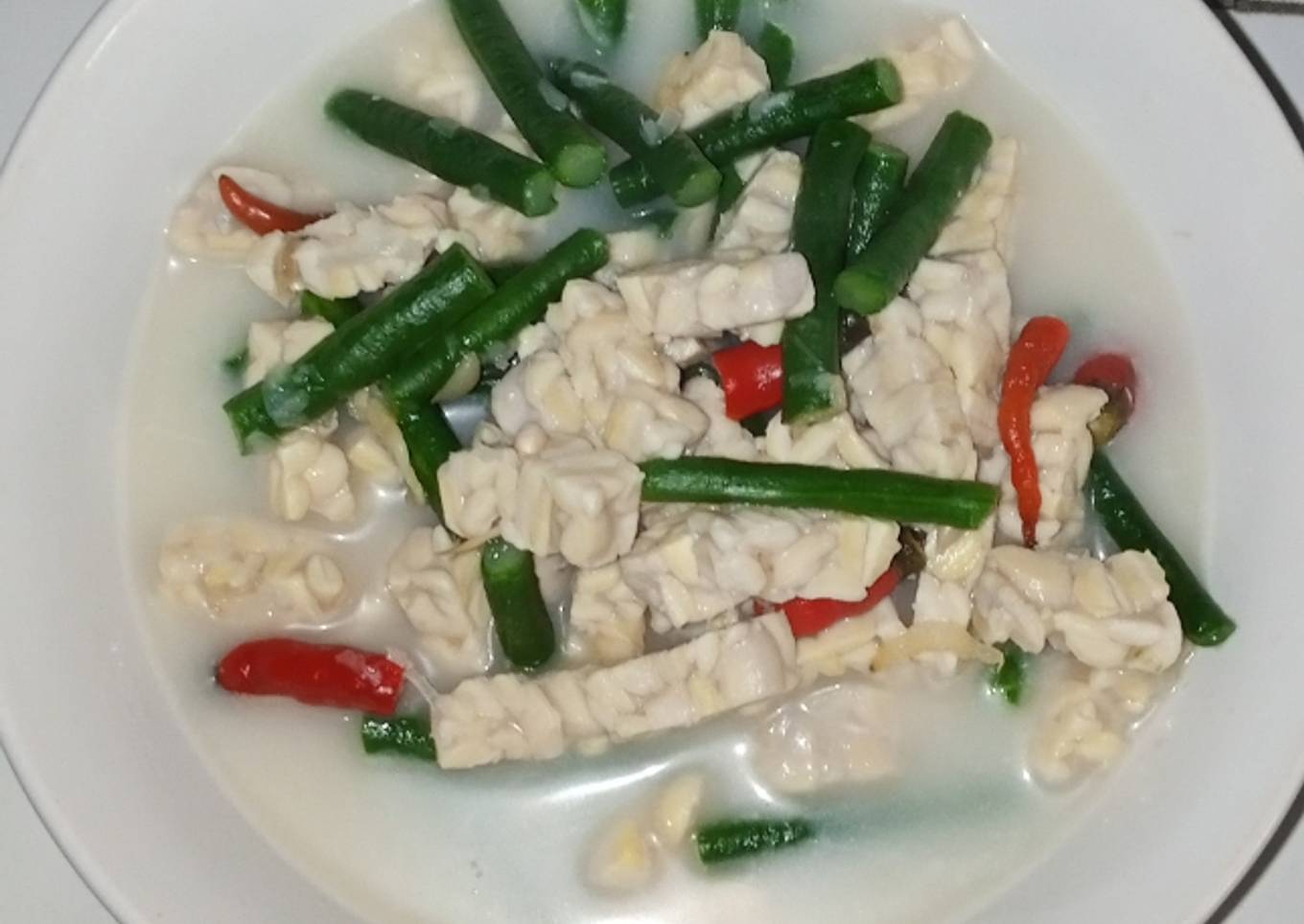 Sayur Lodeh Tempe & Kacang Panjang Sederhana