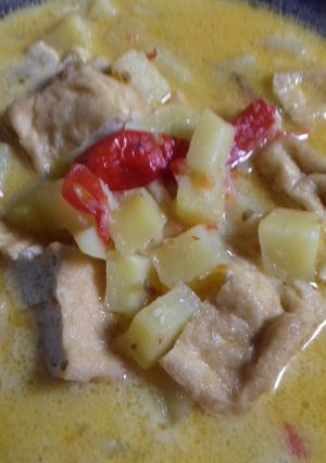 Foto resep Sayur kentang tahu mantap