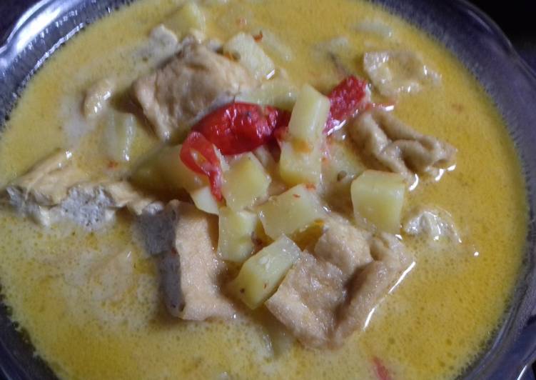 Sayur kentang tahu mantap