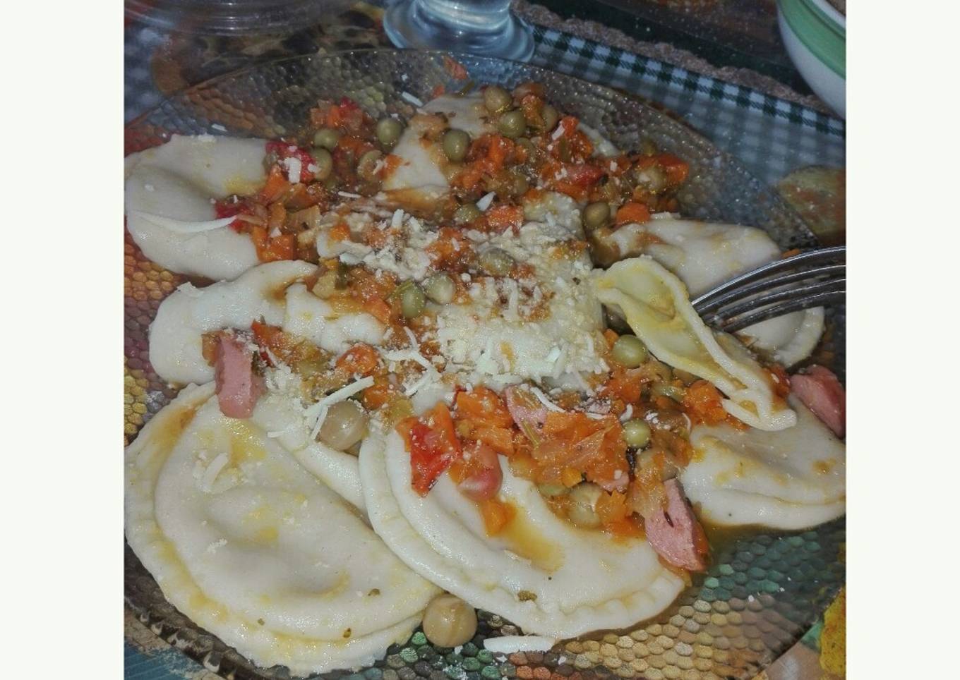 Sorrentinos o ravioles de calabaza/zapallo 😗💟
