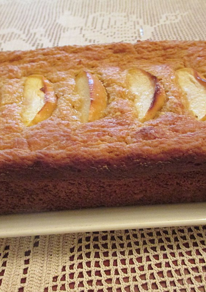 Una foto de Bizcocho con calabaza y manzana