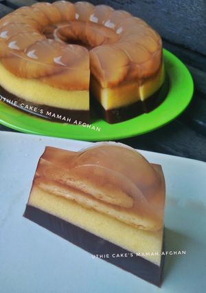 Foto resep Puding Marie lapis puding mentega dan coklat