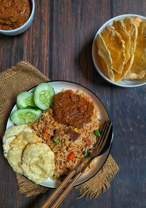 Foto resep Nasi Goreng Rendang