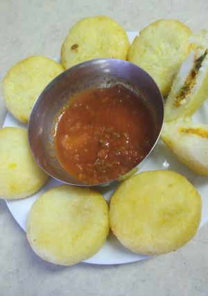 A picture of Stuffed Tikki.