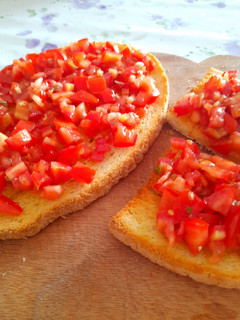 Una foto de Bruschetta de la Toscana