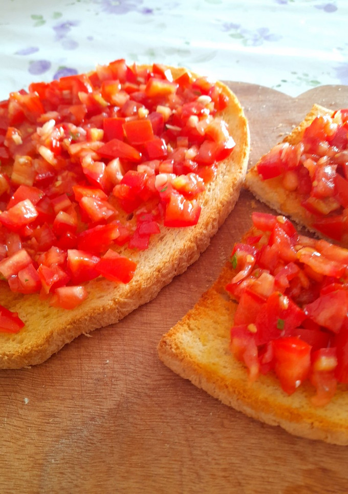 Una foto de Bruschetta de la Toscana