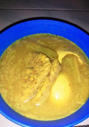 Foto resep Opor Telur Tempe Labu Siam