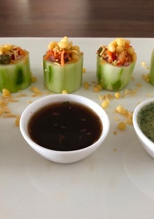 A picture of Healthy Panipuri.
