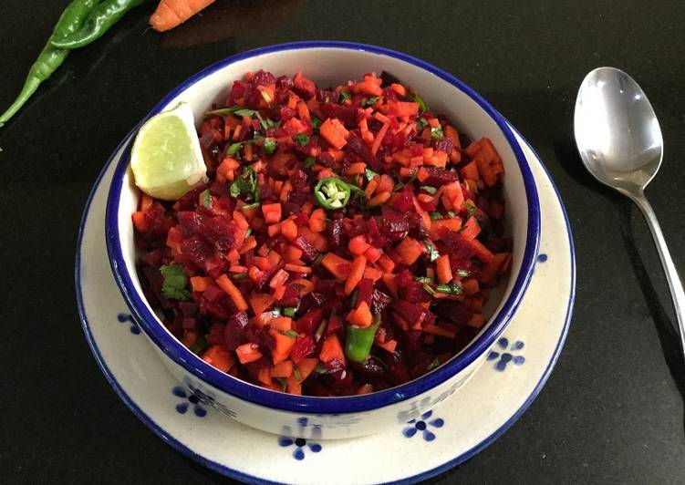 Healthy Carrot and Beetroot Salad