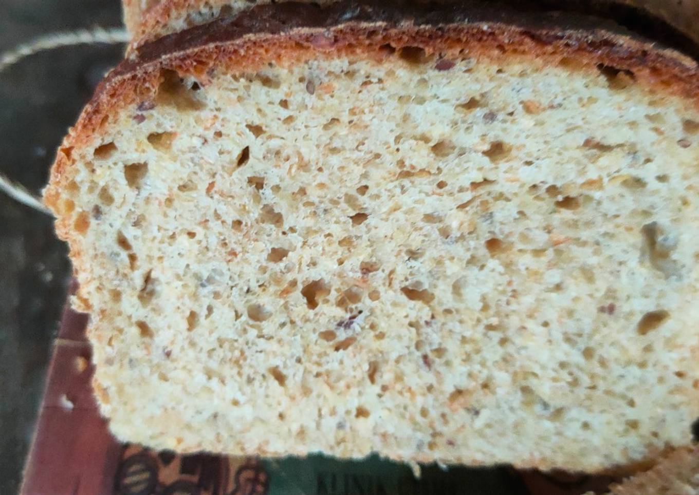 Roti gandum tanpa mixer