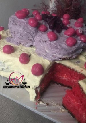 A picture of Red velvet cake.