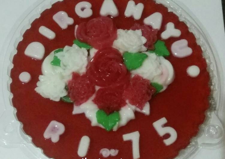 Resep Puding merah putih 🇮🇩🇮🇩 Anti Gagal
