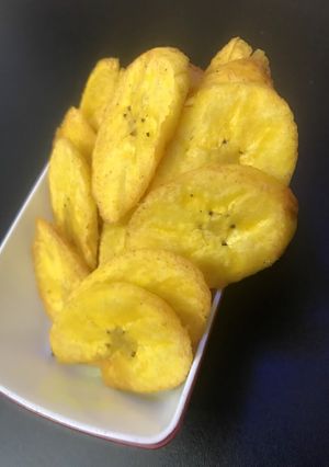 A picture of Unripe plantain chips.