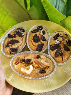 A picture of Banana Oat Cake Without Oil or Sugar (Oven-Baked).