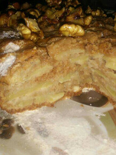 Una foto de Torta seca de manzanas