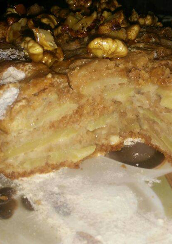 Una foto de Torta seca de manzanas