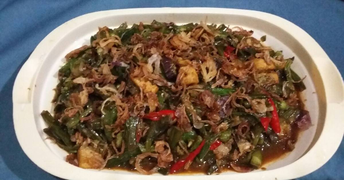 Resep Sayur Genjer Dengan Tahu Sutra Tumis Tauco No Msg Oleh Gusti