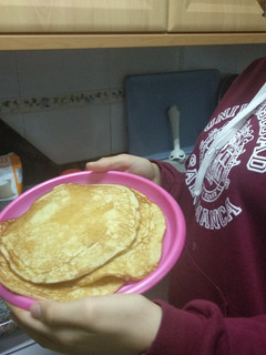 Una foto de Tortitas de manzana