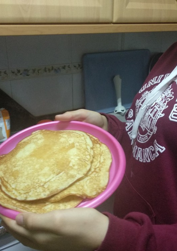 Una foto de Tortitas de manzana