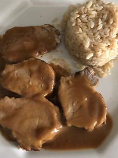 Una foto de Solomillo de cerdo con Vermouth rojo
