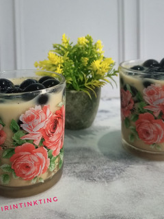 Foto resep Roasted Milk Tea Grass Jelly
