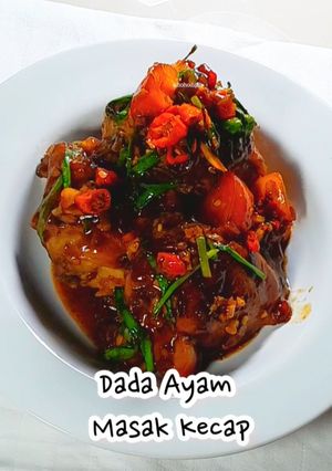Foto resep Dada Ayam Masak Kecap
