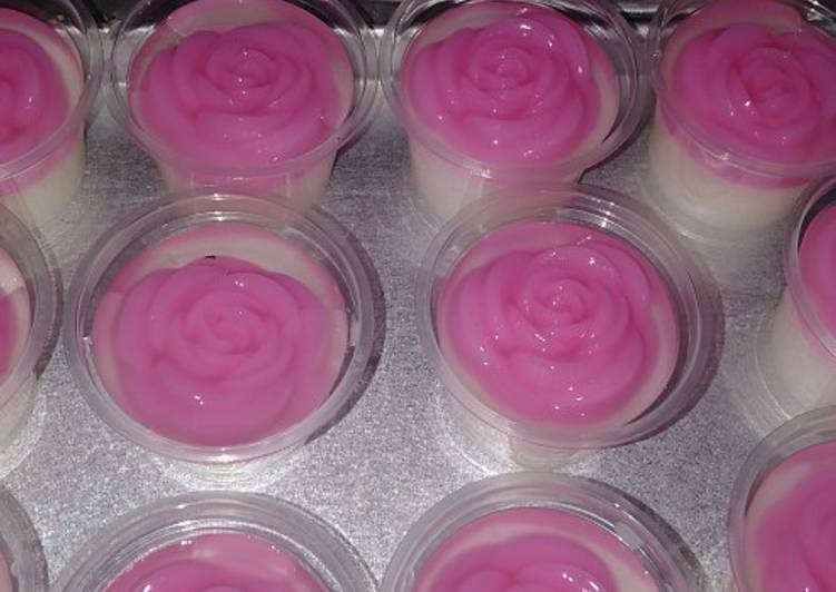 Resep Puding mawar kaca | Cara Masak Puding mawar kaca Yang Enak dan Simpel